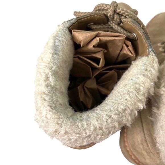 Zara Basic Collection Suede Faux Fur Boots in Size EU 36 - Picture 16 of 16